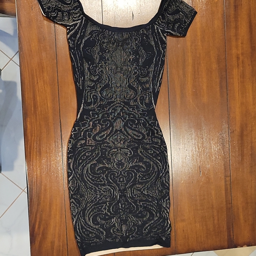 Black and nude guess bodycon